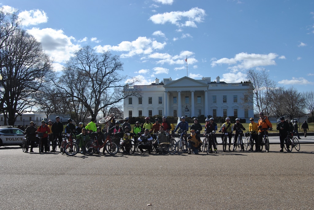 A group photo from last year's Congressional Ride. 