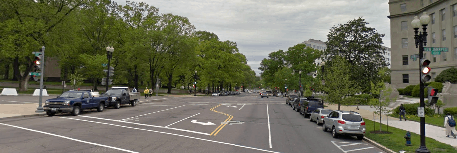 What s going on with the Louisiana Avenue protected bike lane