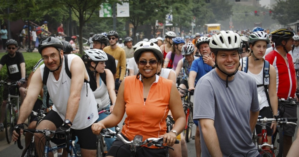 bikedc many bicyclists