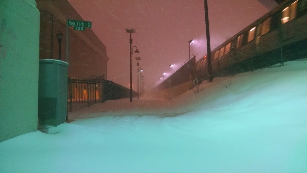 The Metropolitan Branch Trail late Friday night. 