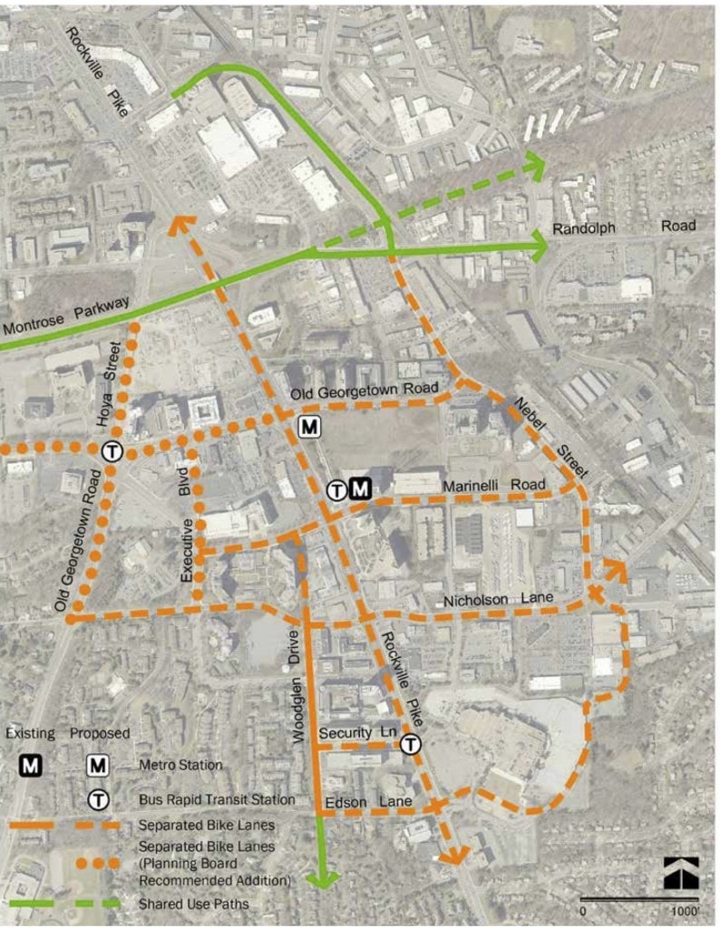 Proposed network from Montgomery Planning