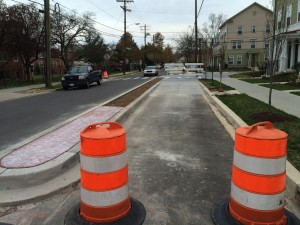 Parkview bike lane 1