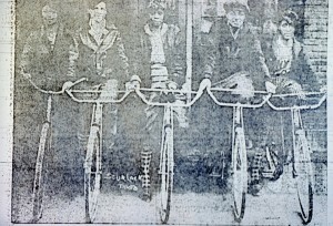 5 cyclists
