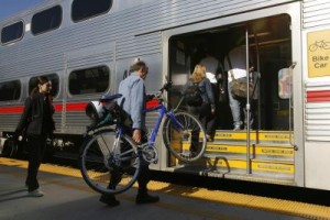 Bicycle on Train