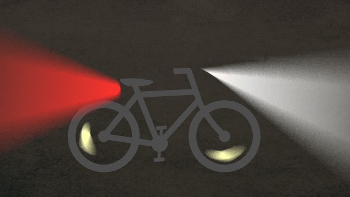 bike with light