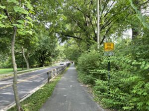 Metropolitan Branch Trail in Takoma Park, MD