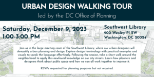 Office Of Planning 12/9 Event Flyer