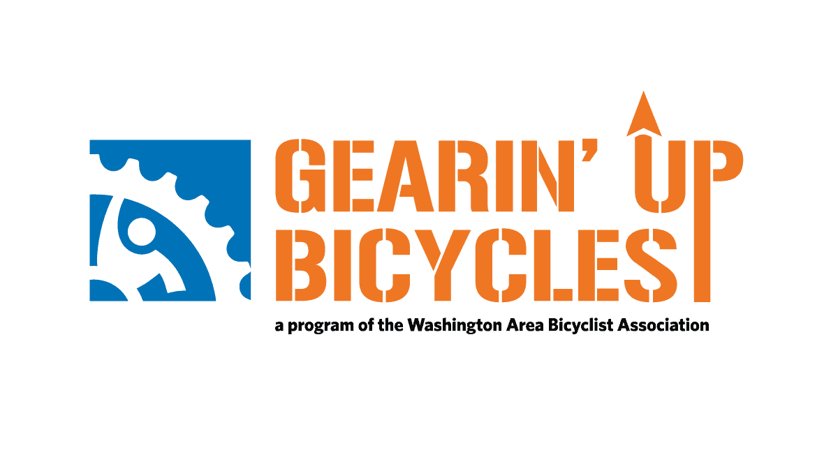 Gearin' up bicycles logo